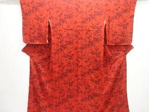 大正ロマン　氷割れ楓・万寿菊模様着物